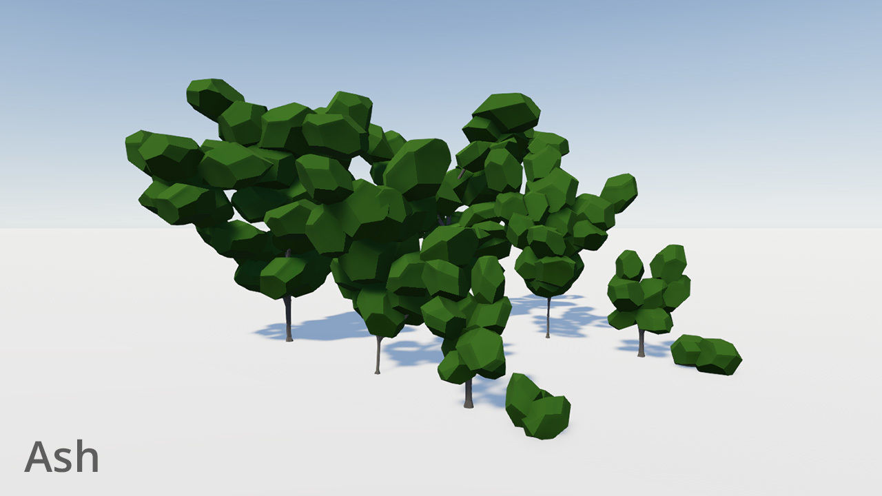 Complete Low Poly Forest Pack Low-poly 3D model_6