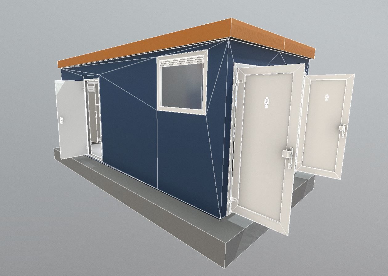 Low-Poly Break Room - Animated Low-poly 3D model_18