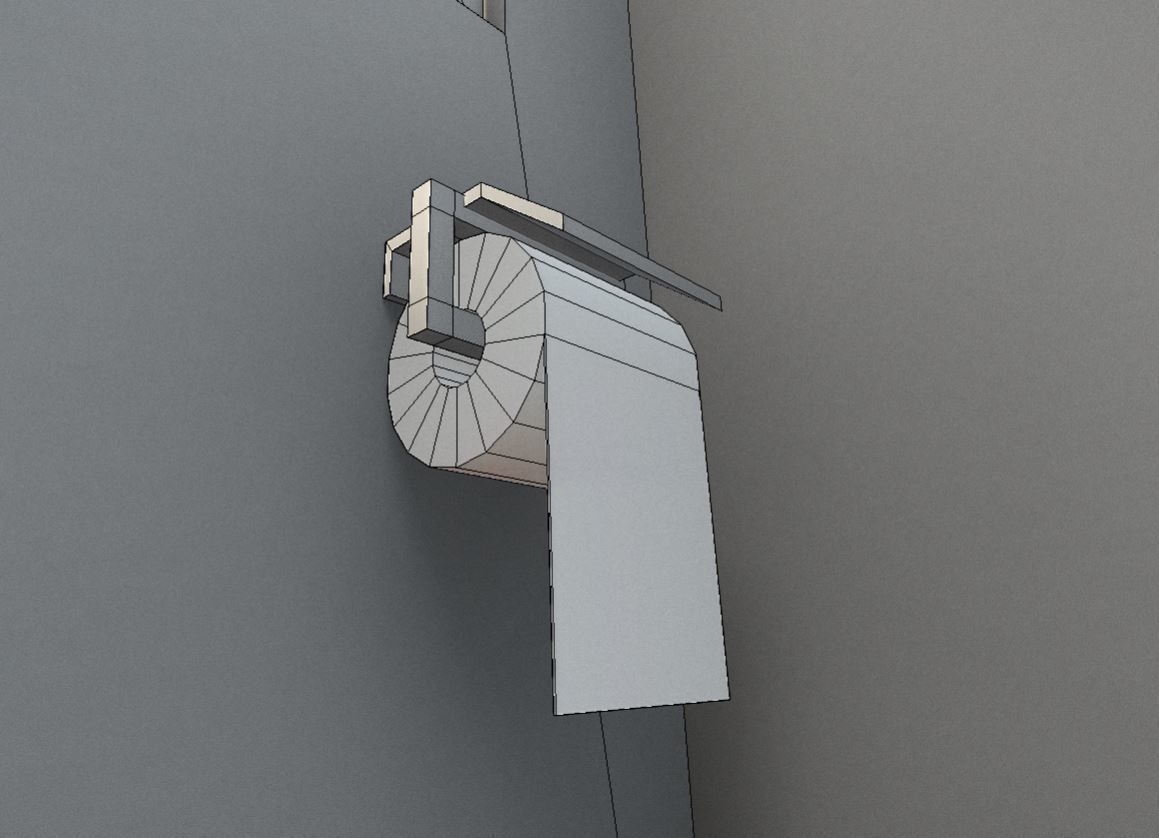 Low-Poly Break Room - Animated Low-poly 3D model_11