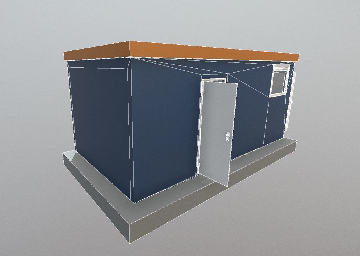 Low-Poly Break Room - Animated Low-poly 3D model_20