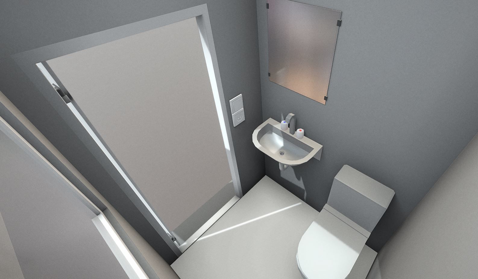 Low-Poly Break Room - Animated Low-poly 3D model_3