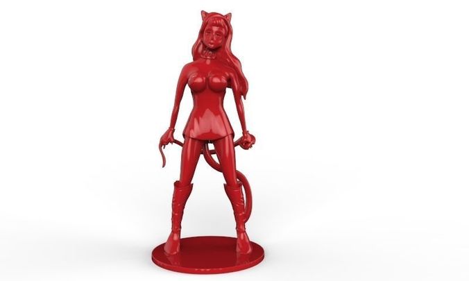 Cat Girl 3D print model