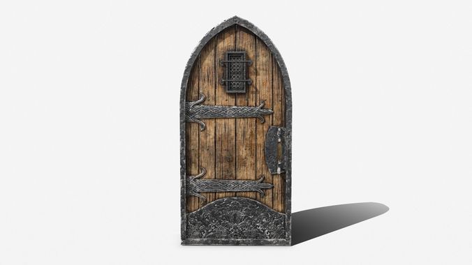 Medieval Door 3D model