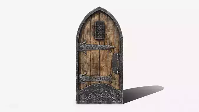 Medieval Door 3D model