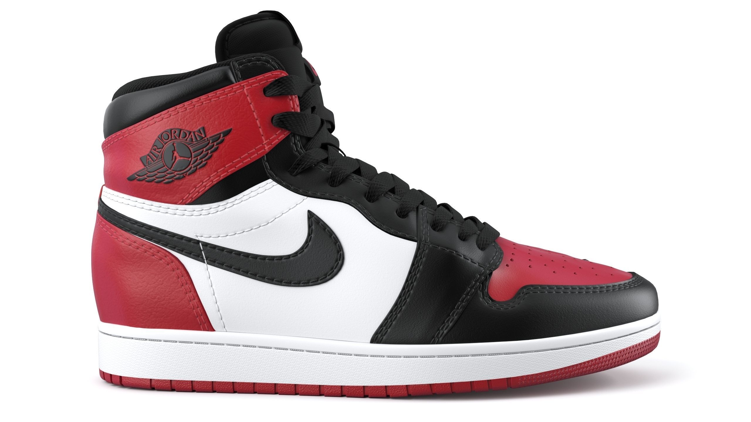 Air Jordan 1 Retro High PBR 3D model_2