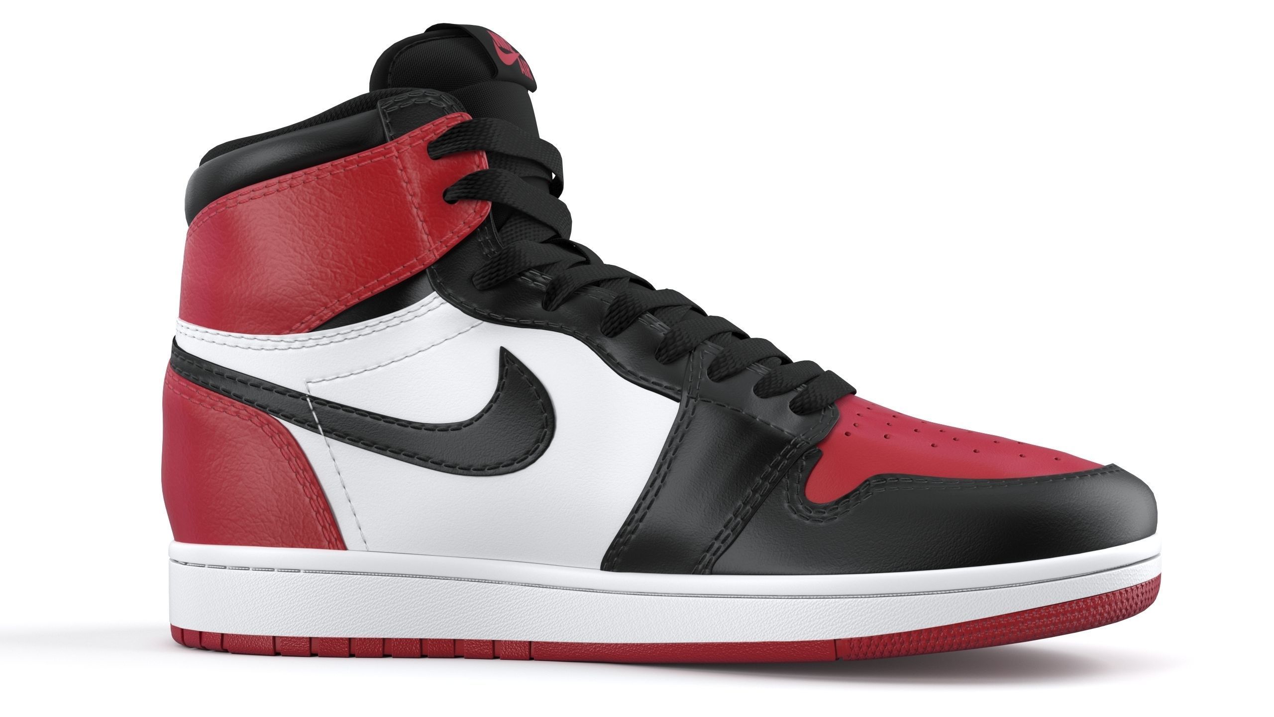 Air Jordan 1 Retro High PBR 3D model_8