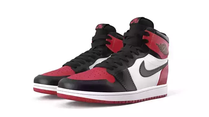 Air Jordan 1 Retro High PBR 3D model
