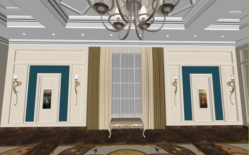 Bed Room  3D model_2