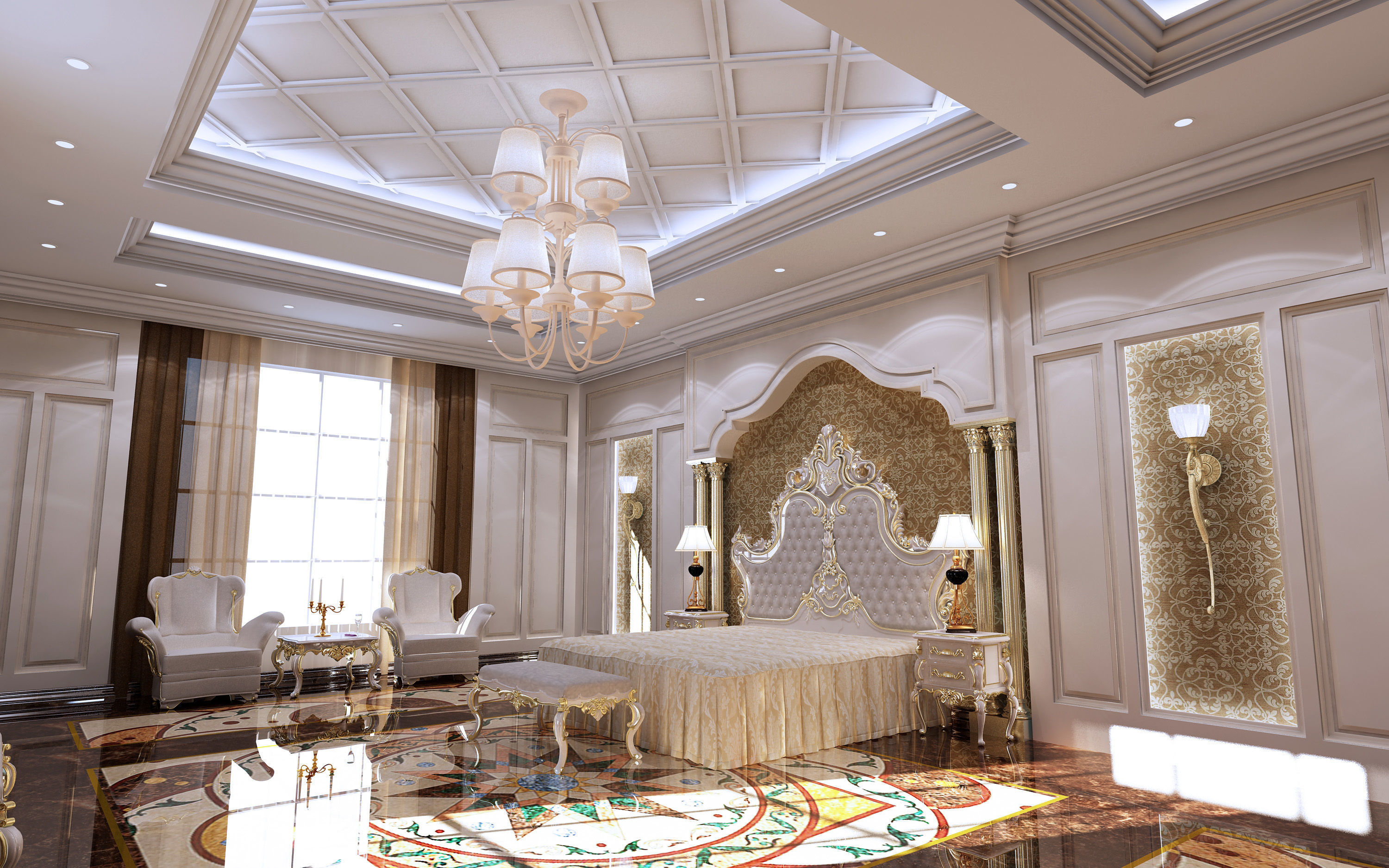 Bed Room  3D model_1