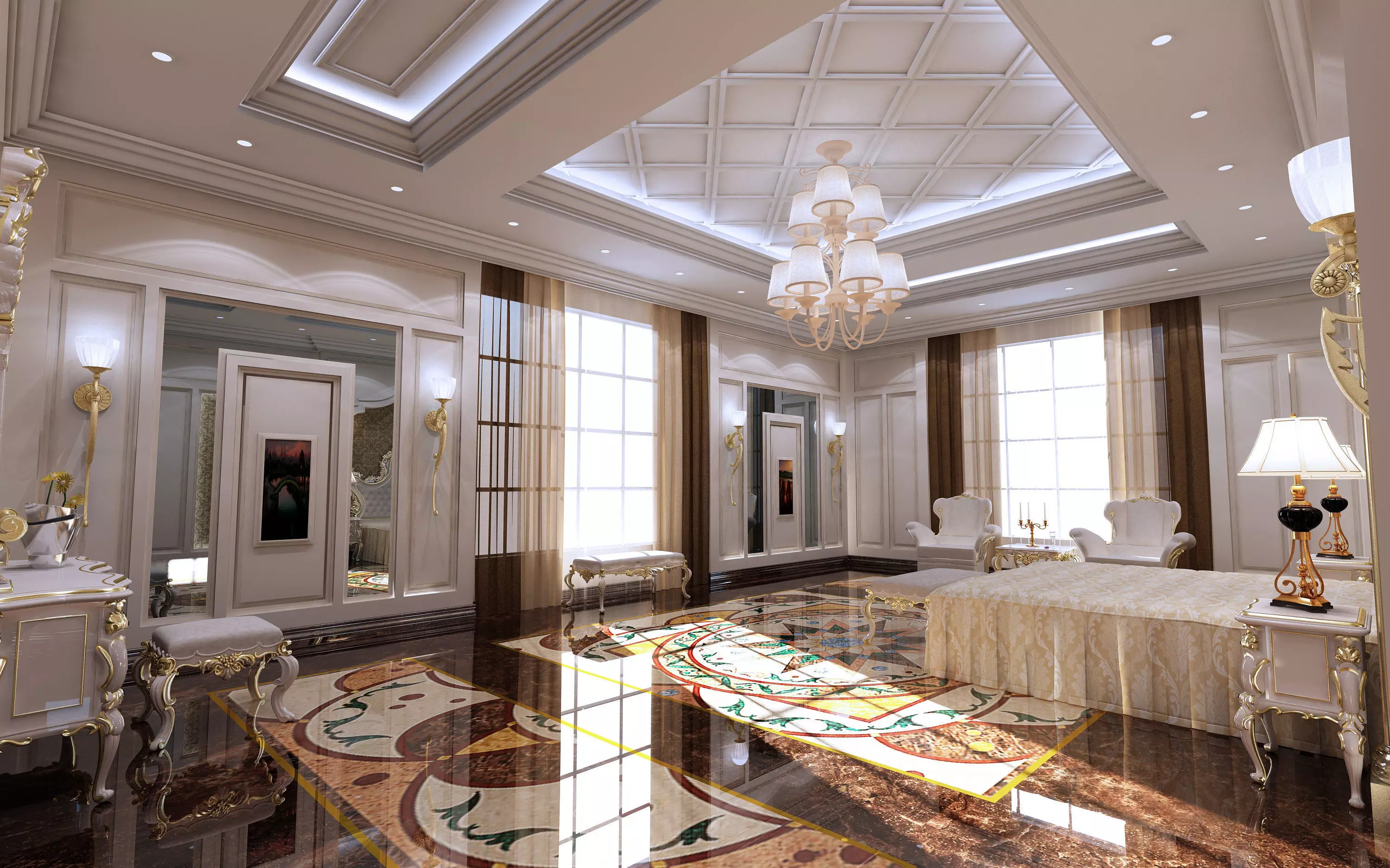 Bed Room  3D model_0