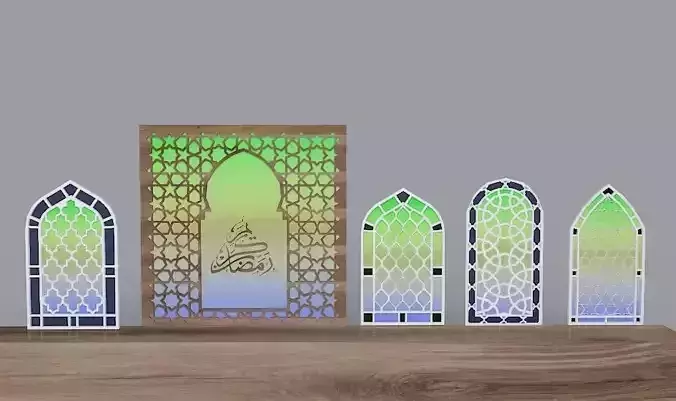 Mosque window with motif   Autocad and 3Dmax