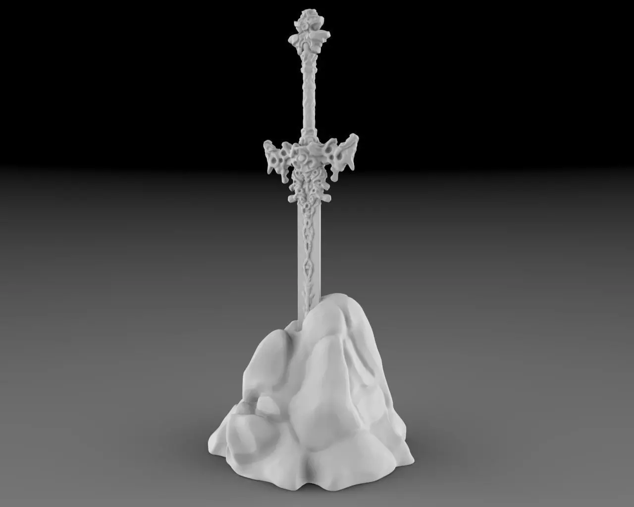 Sword of King 3D print model_0