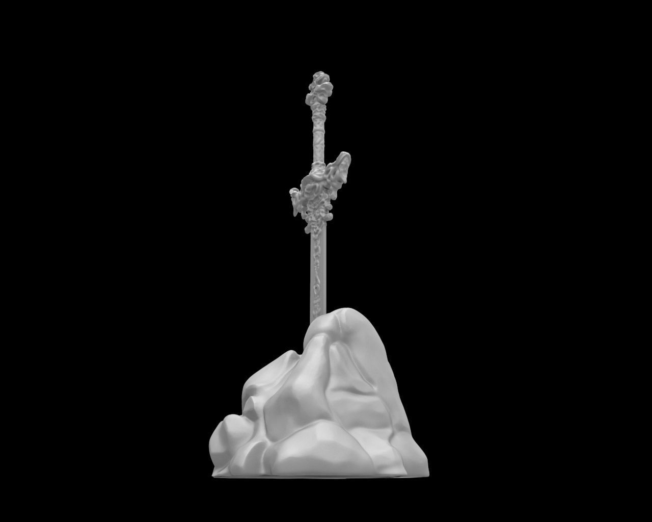 Sword of King 3D print model_3