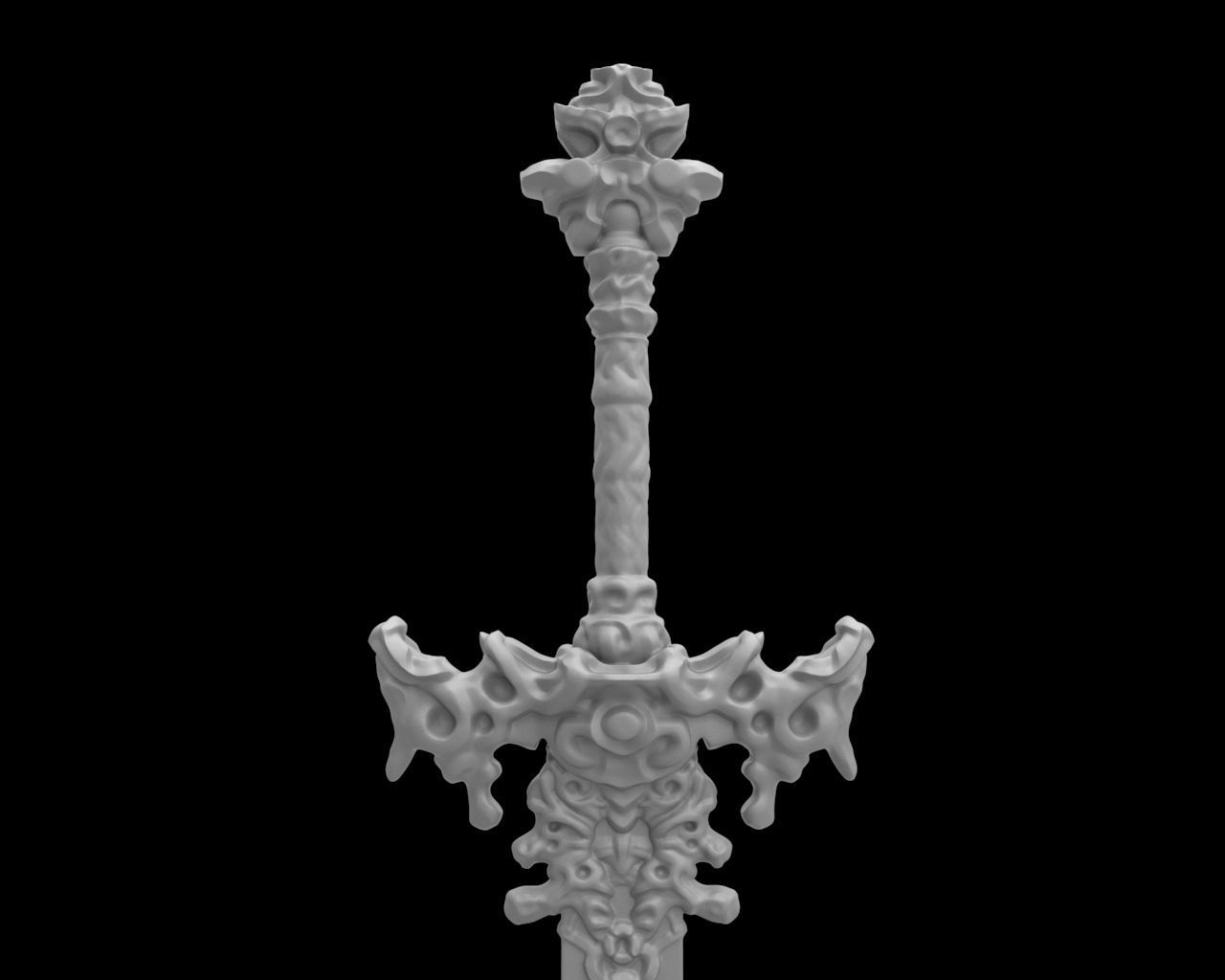 Sword of King 3D print model_2