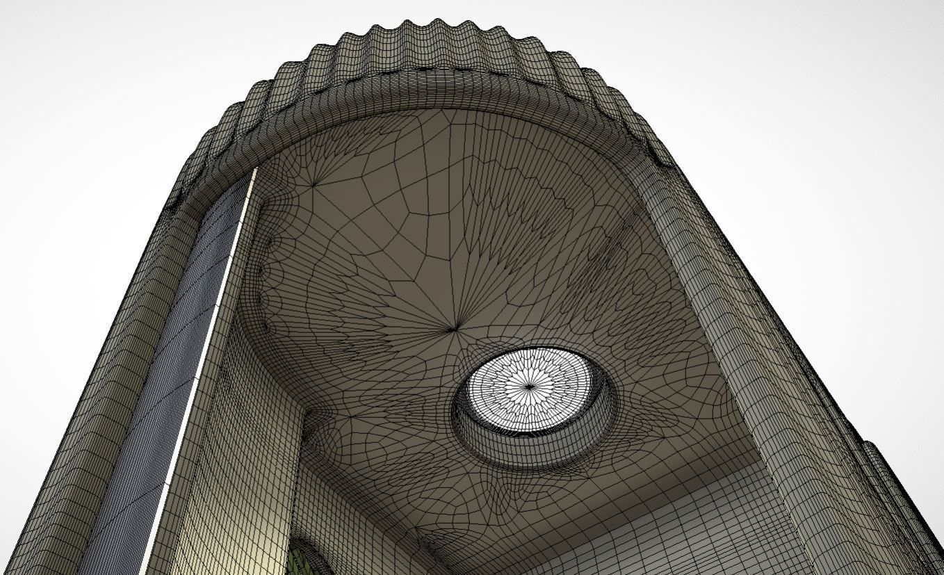 Public Toilet 1 - High-Poly Low-poly 3D model_6