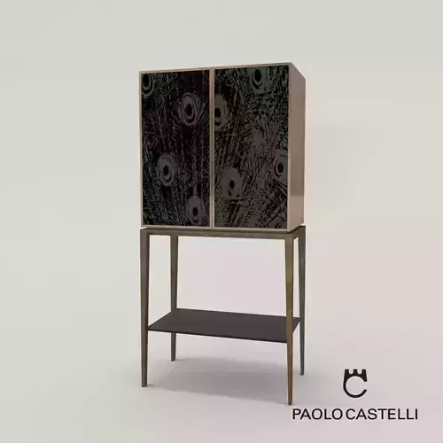 Cabinet Peacock Cocktail from Paolo Castelli
