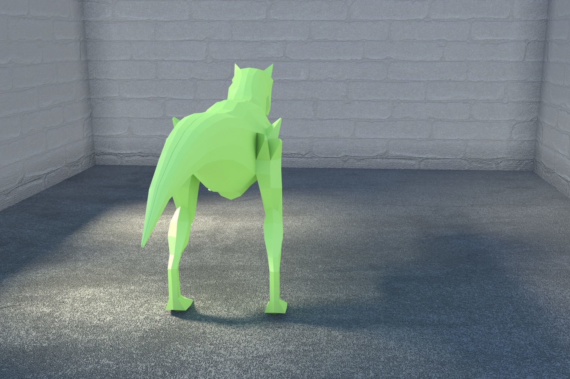 Low-Poly Dinosaur Collection polygonal t-rex _13