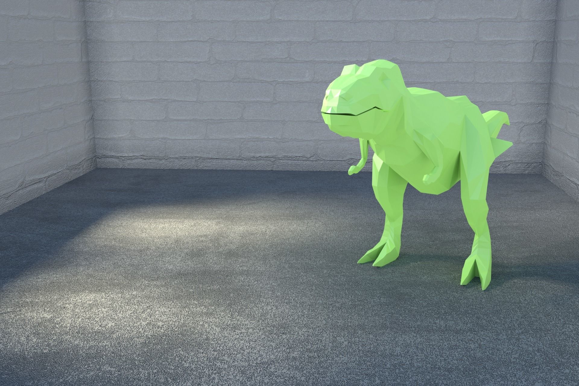 Low-Poly Dinosaur Collection polygonal t-rex _31