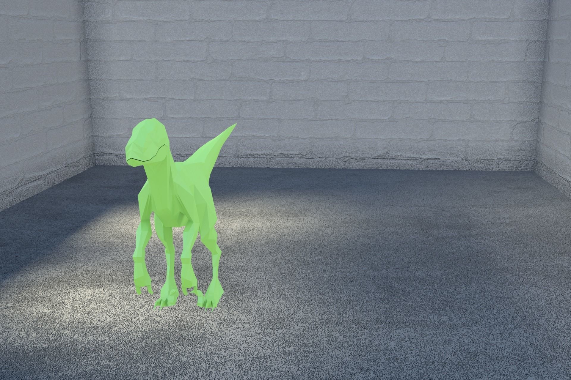 Low-Poly Dinosaur Collection polygonal t-rex _26