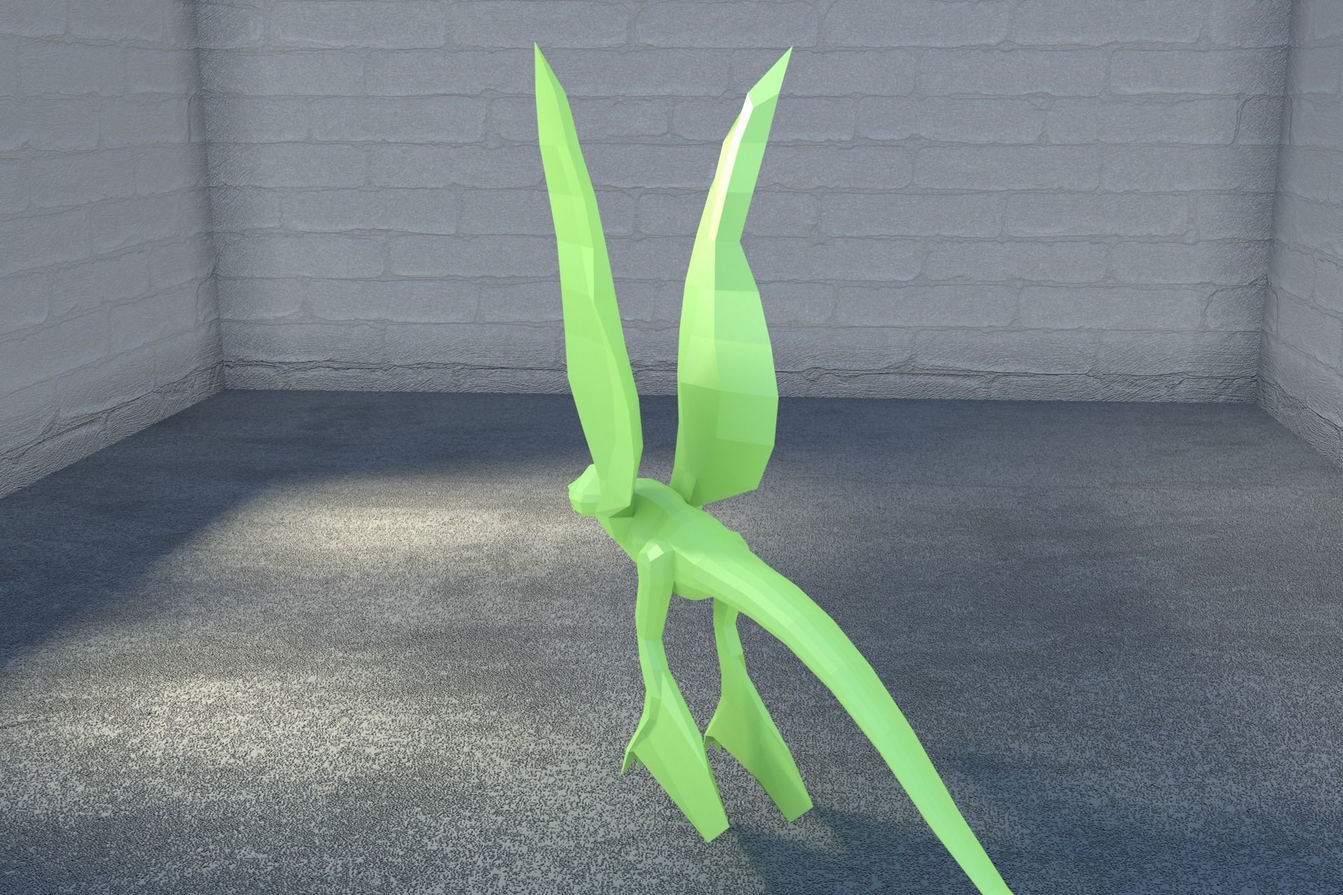 Low-Poly Dinosaur Collection polygonal t-rex _43