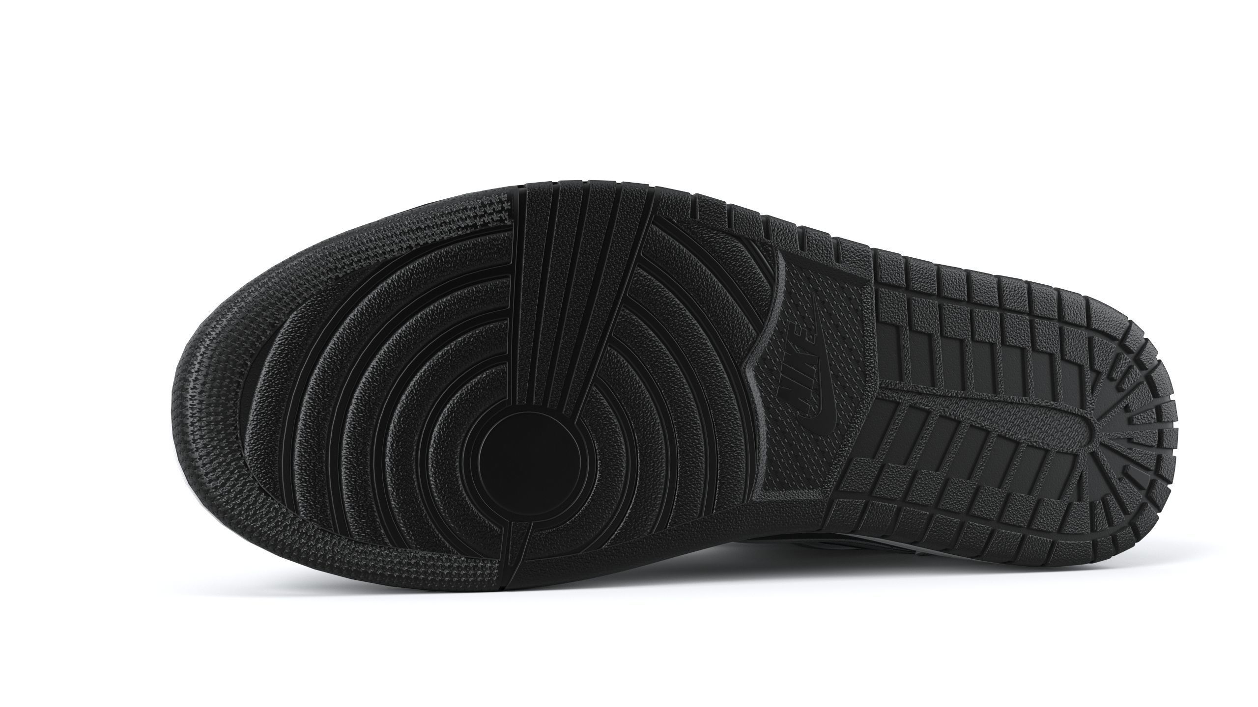 Air Jordan 1 Retro High Gray PBR  3D model_9