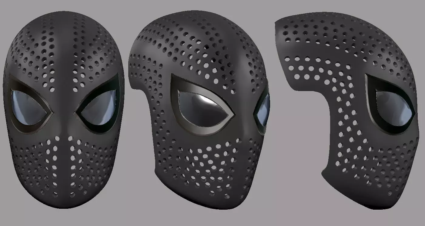 Spider Man Mask 3D print model_0