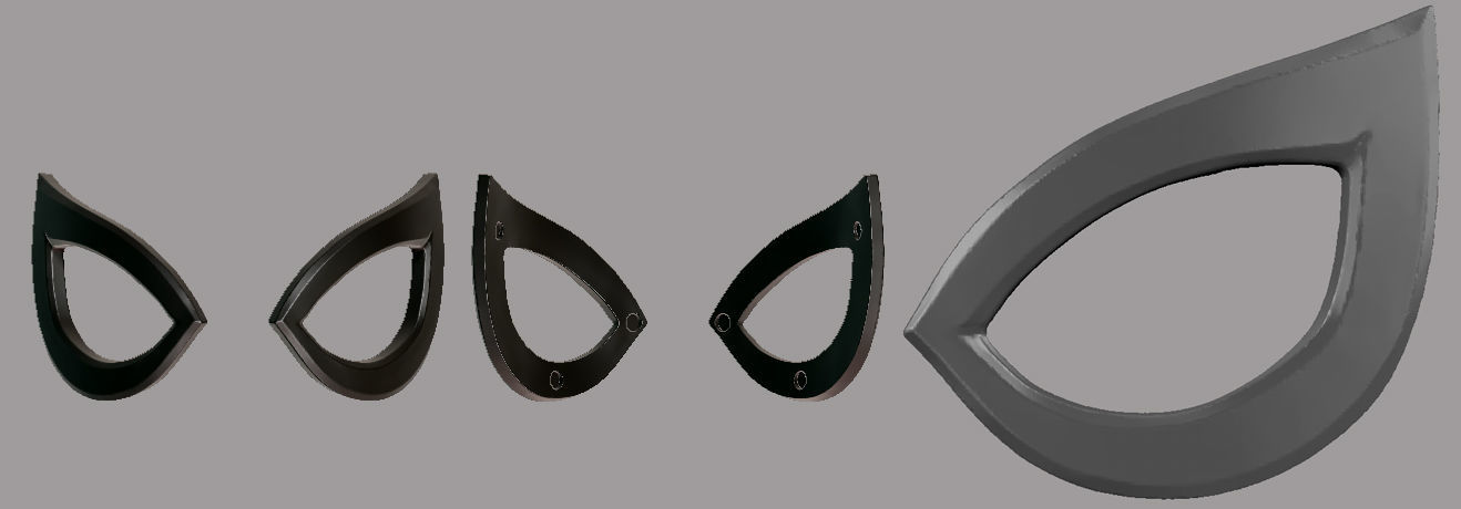 Spider Man Mask 3D print model_2