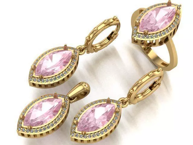 mini set for zultanite stone 3D print model_0