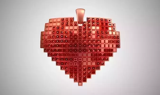 Heart  Pendant 3D print model
