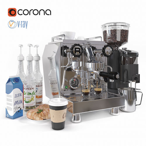 Rocket Professional Espresso Maker 3D model