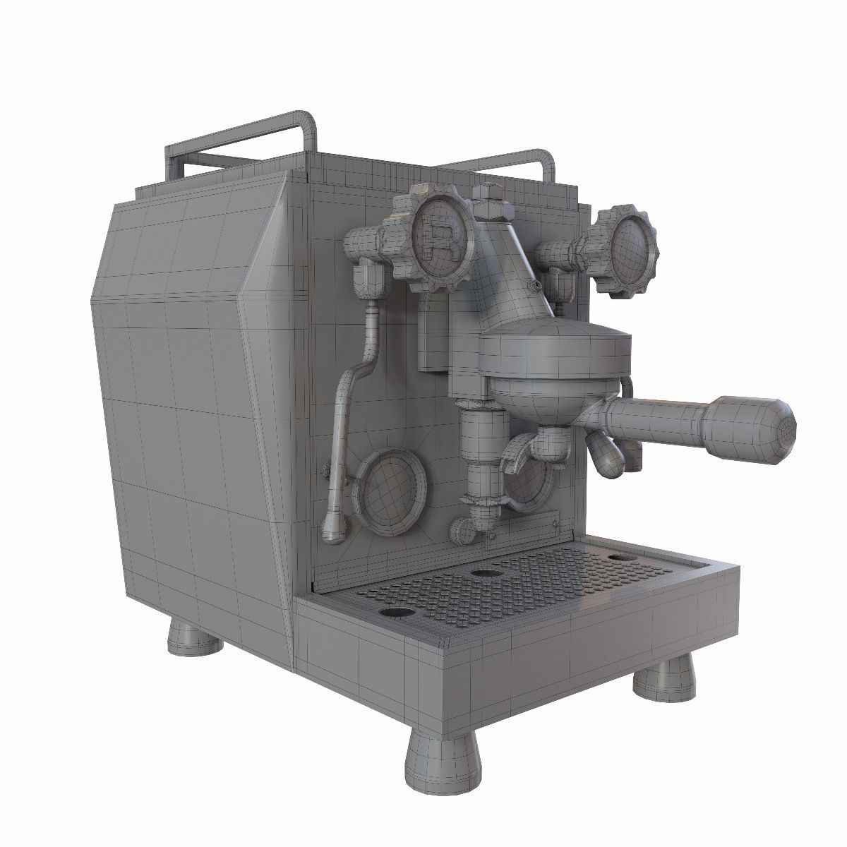Rocket Professional Espresso Maker 3D model_4