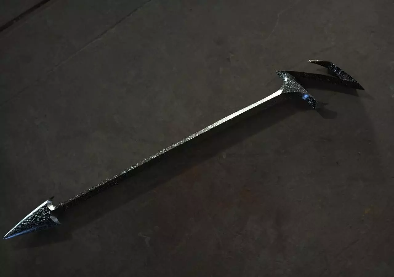 Zedd Staff from Mighty Morphin Power Rangers 3D print model_0