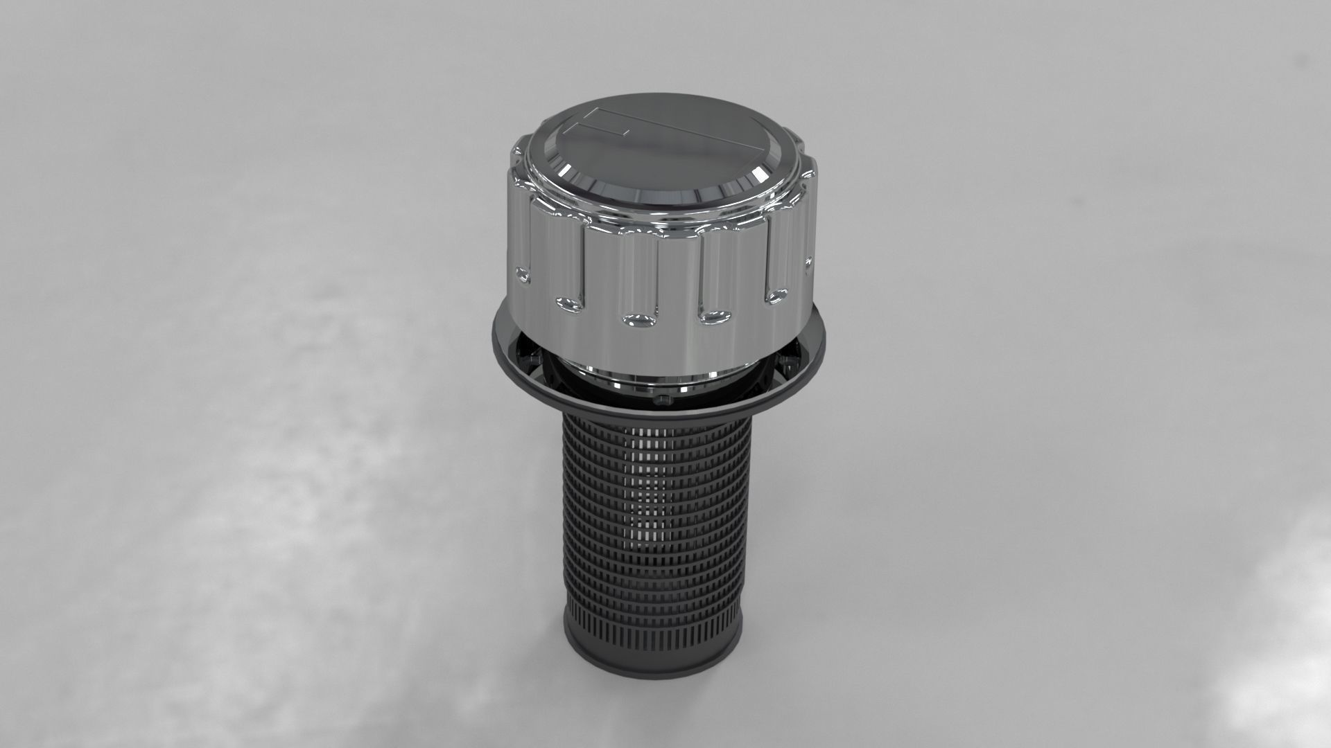 PARKER Filter Cap Breather for Hydraulic reservoirs 3D model CGTrader