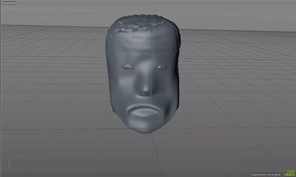 Terminator T800 Head Free 3D model