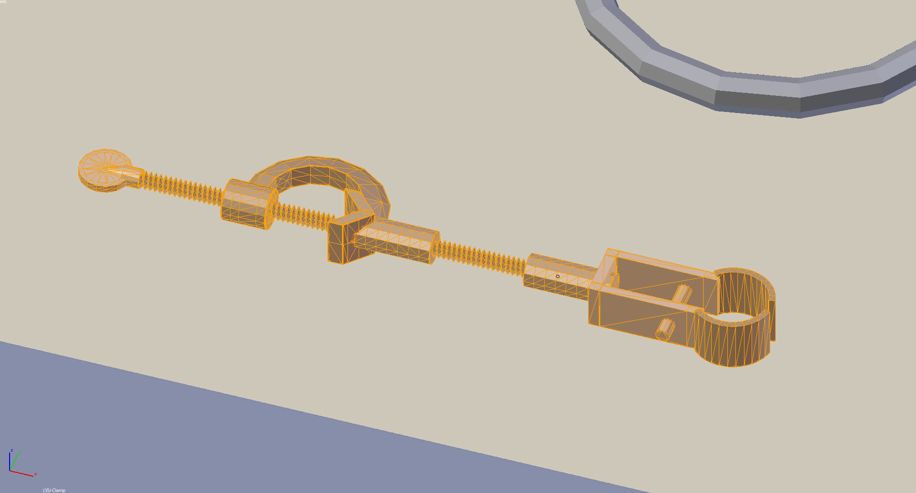 Chemistry equipment Low-poly 3D model_6