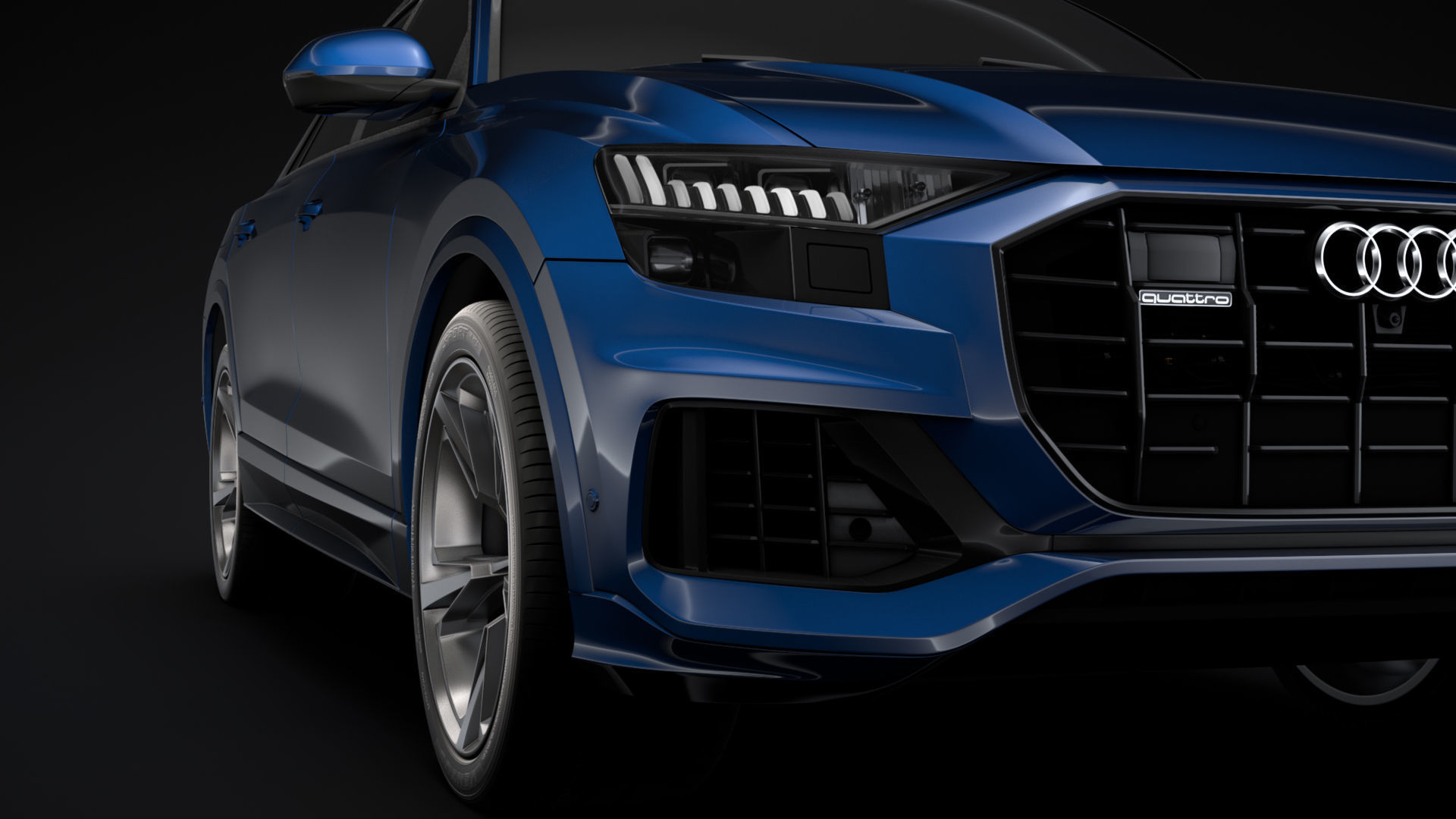 Audi Q8 55 TFSI quattro 2020 3D model_13