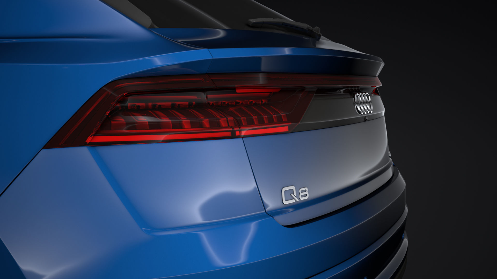 Audi Q8 55 TFSI quattro 2020 3D model_11