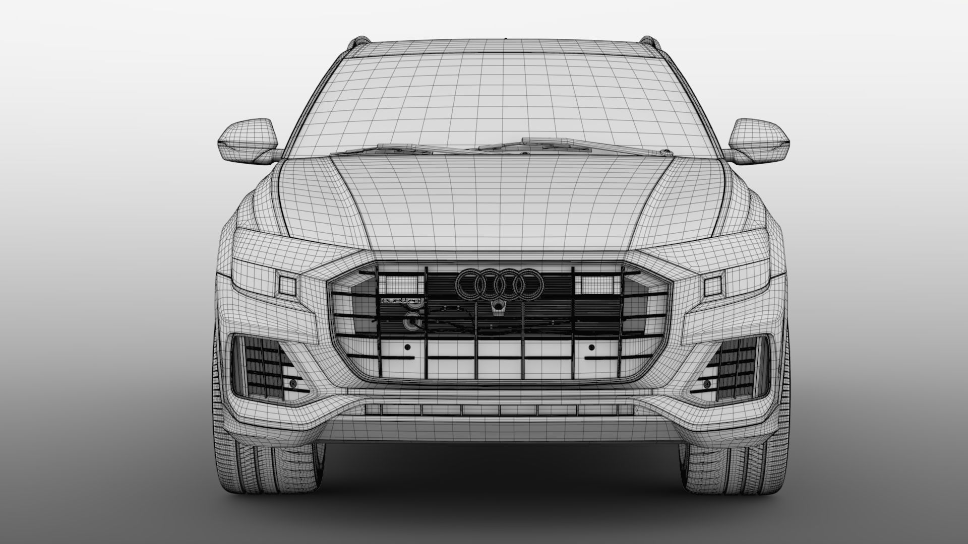 Audi Q8 55 TFSI quattro 2020 3D model_22