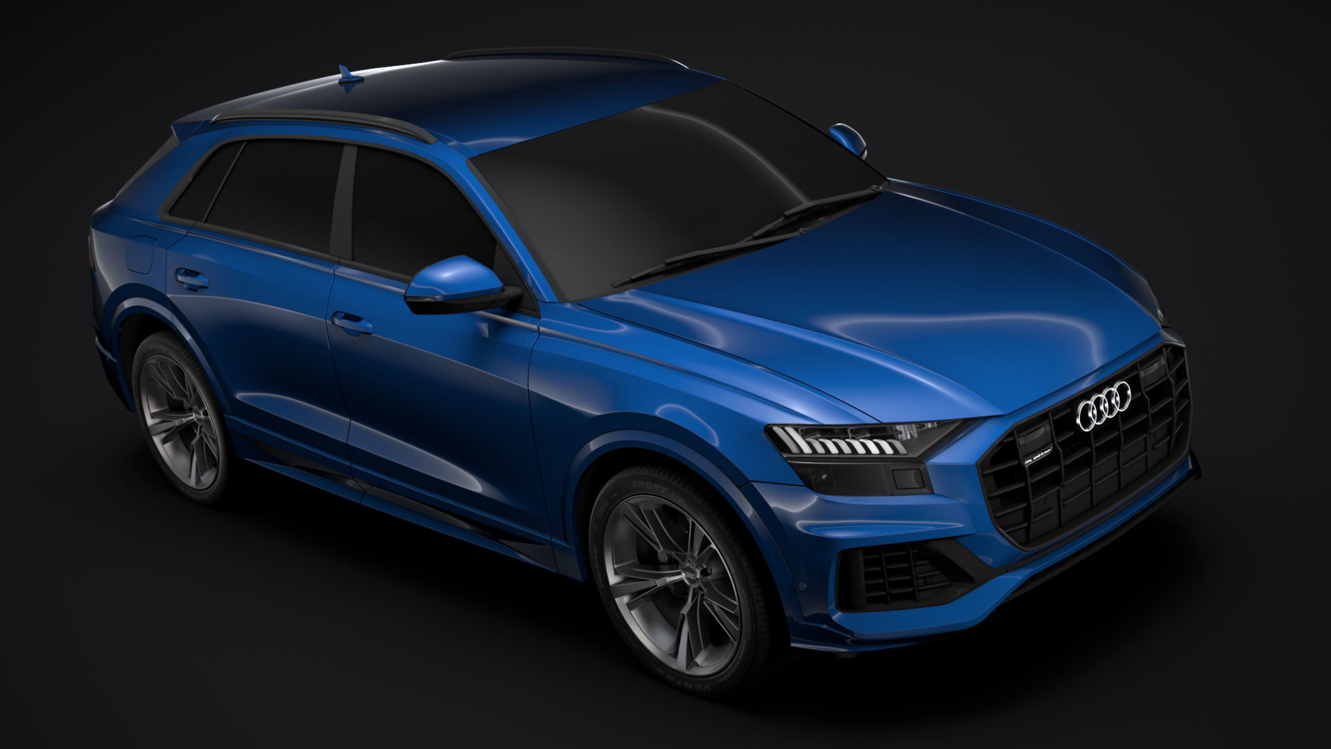 Audi Q8 55 TFSI quattro 2020 3D model_6
