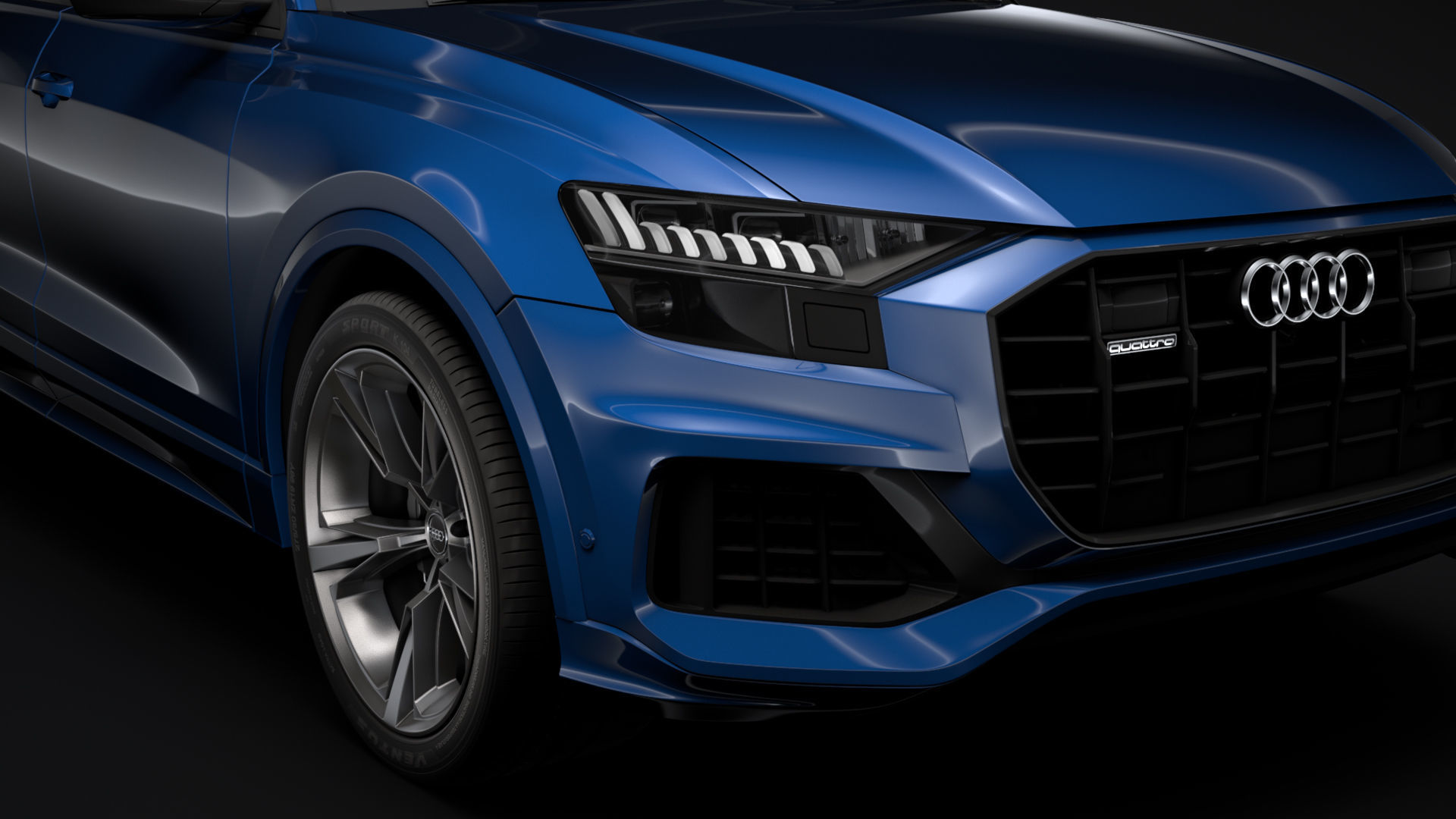 Audi Q8 55 TFSI quattro 2020 3D model_10