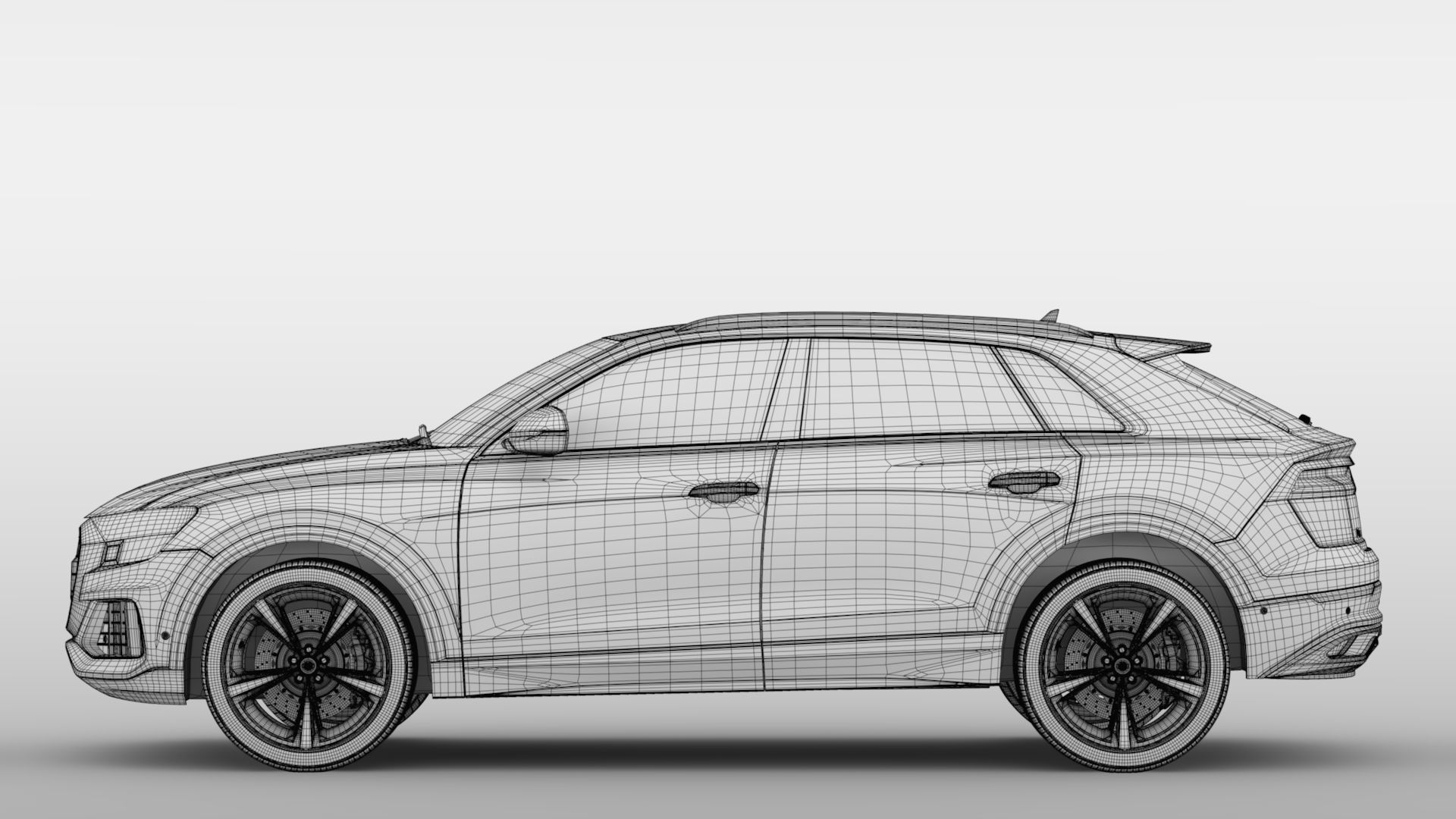 Audi Q8 55 TFSI quattro 2020 3D model_20