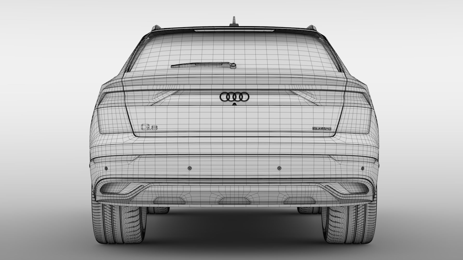 Audi Q8 55 TFSI quattro 2020 3D model_23