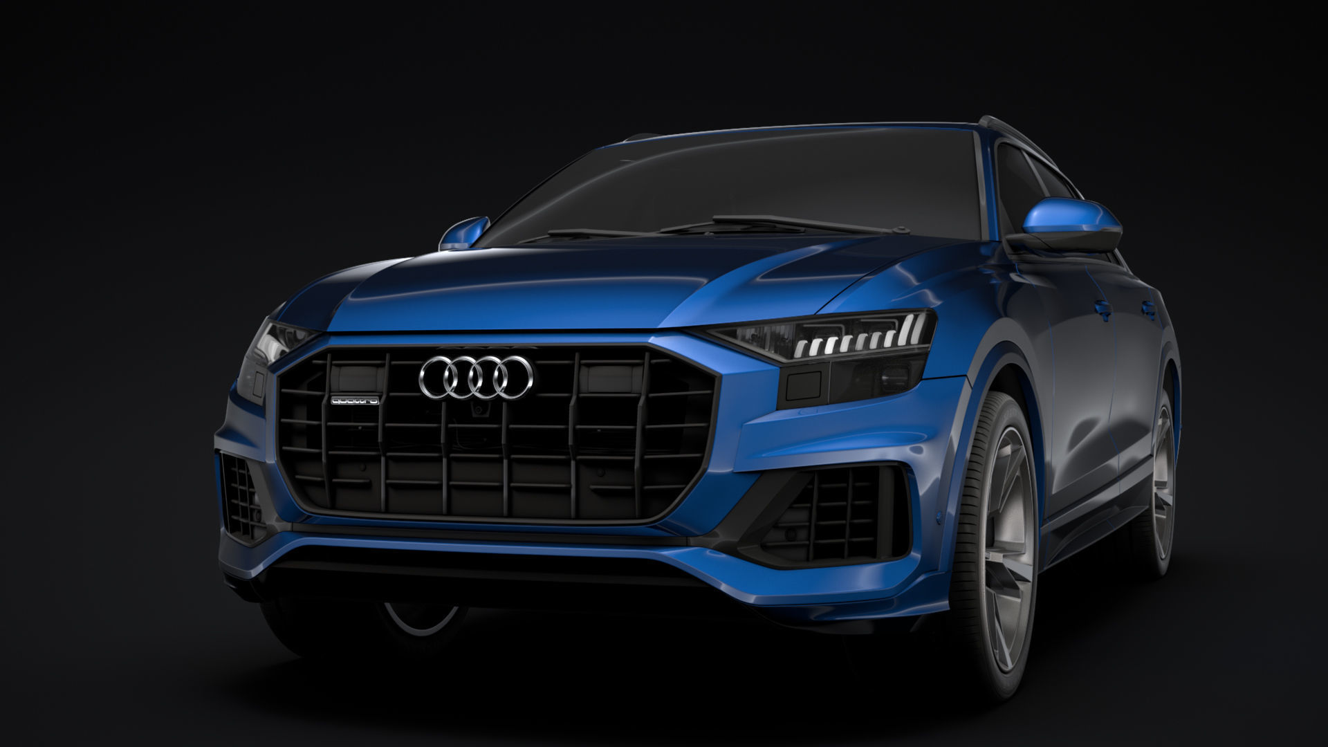 Audi Q8 55 TFSI quattro 2020 3D model_2
