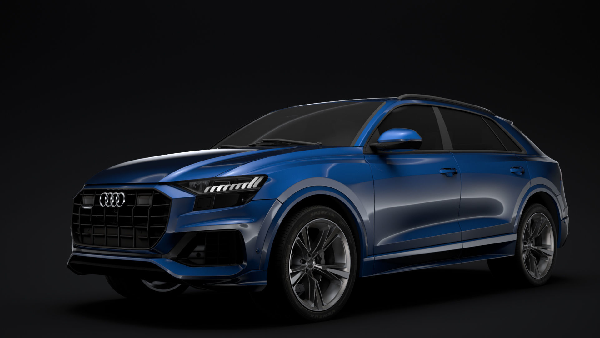 Audi Q8 55 TFSI quattro 2020 3D model_5