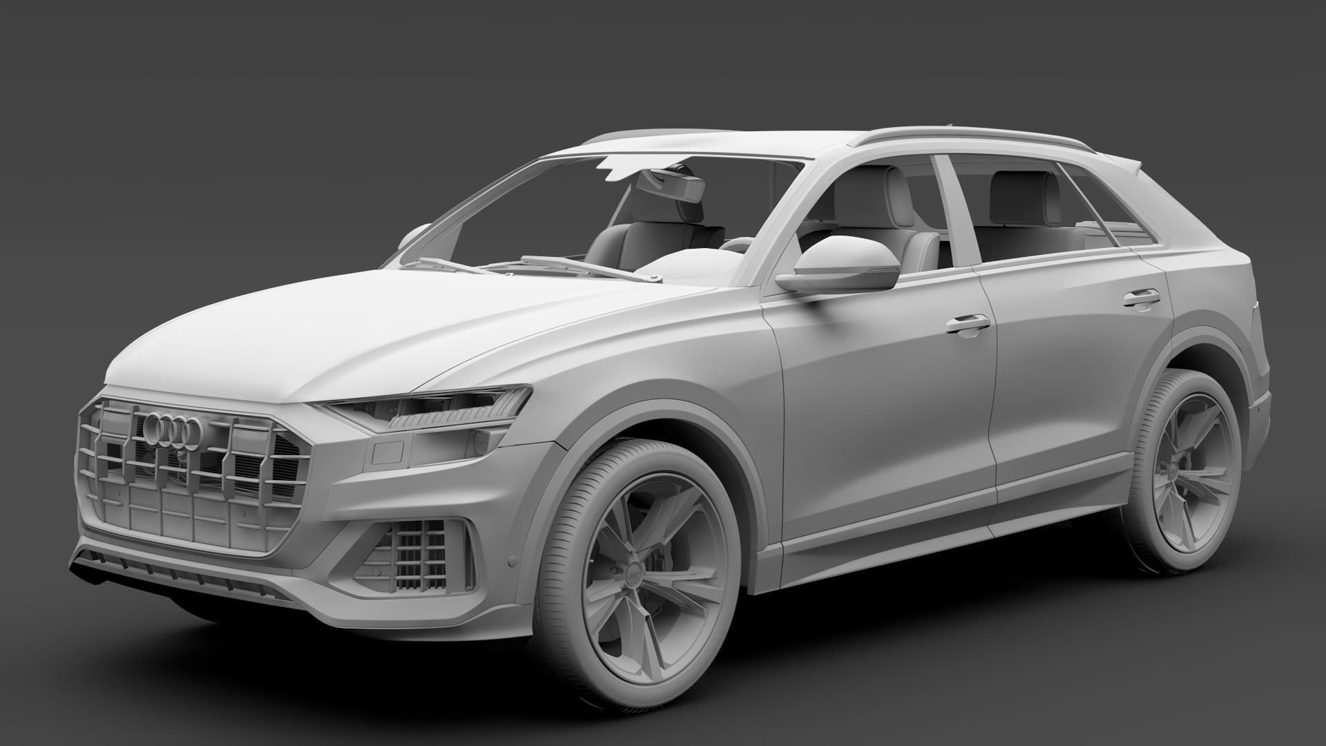 Audi Q8 55 TFSI quattro 2020 3D model_14