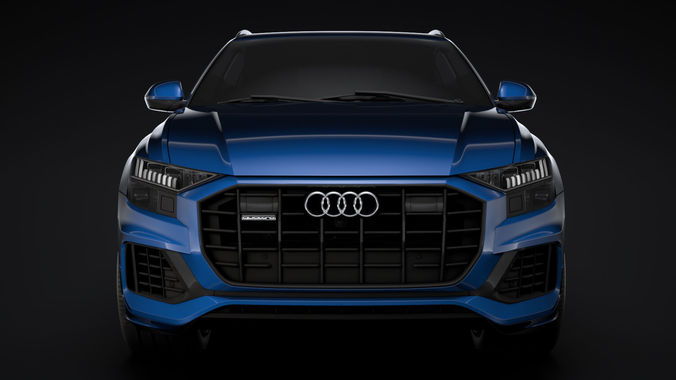 Audi Q8 55 TFSI quattro 2020 3D model