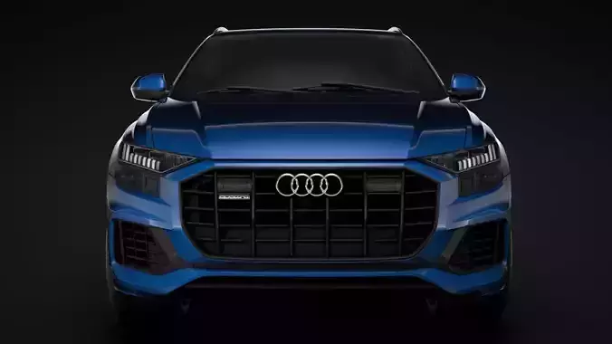 Audi Q8 55 TFSI quattro 2020 3D model