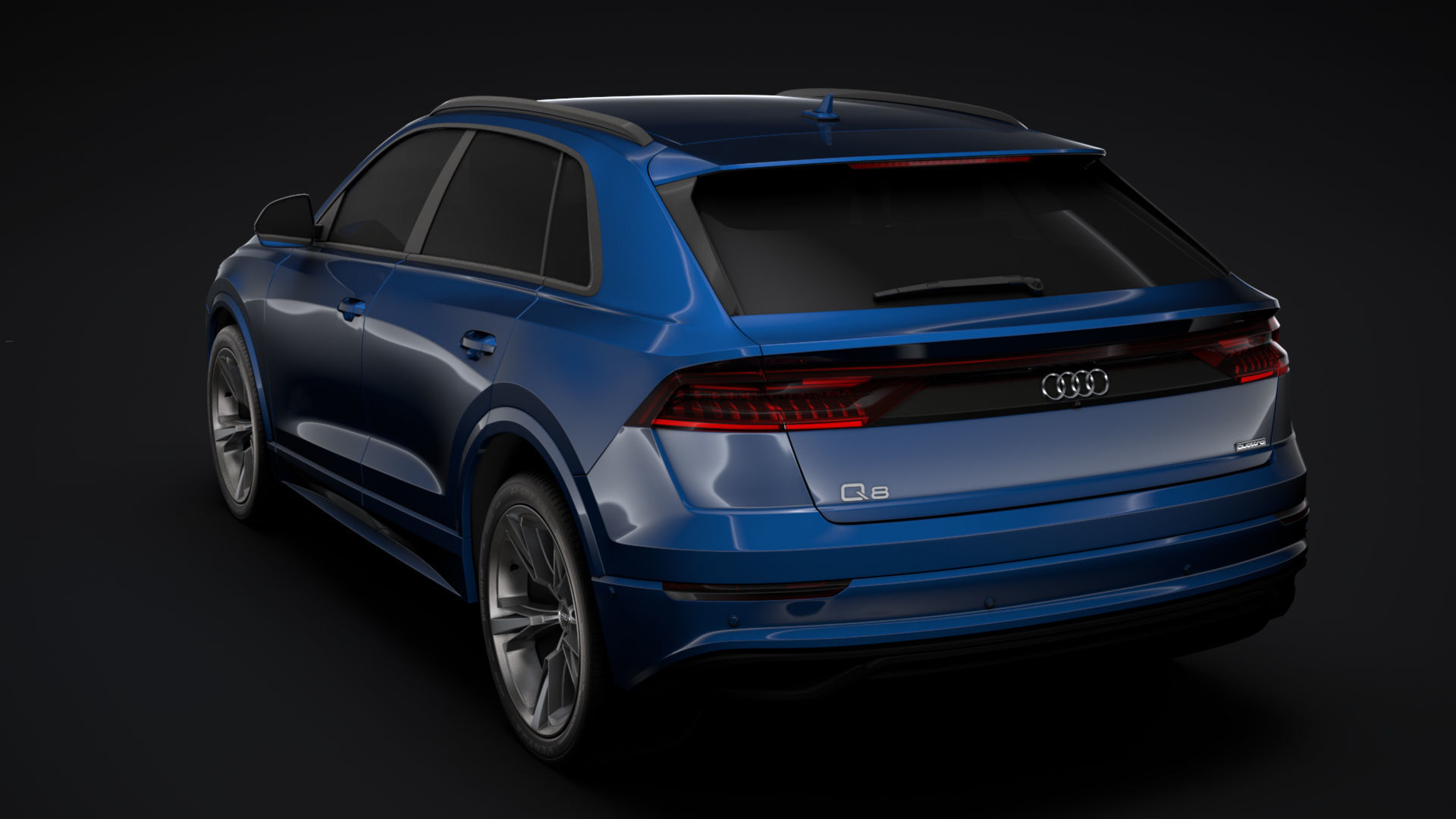 Audi Q8 55 TFSI quattro 2020 3D model_4