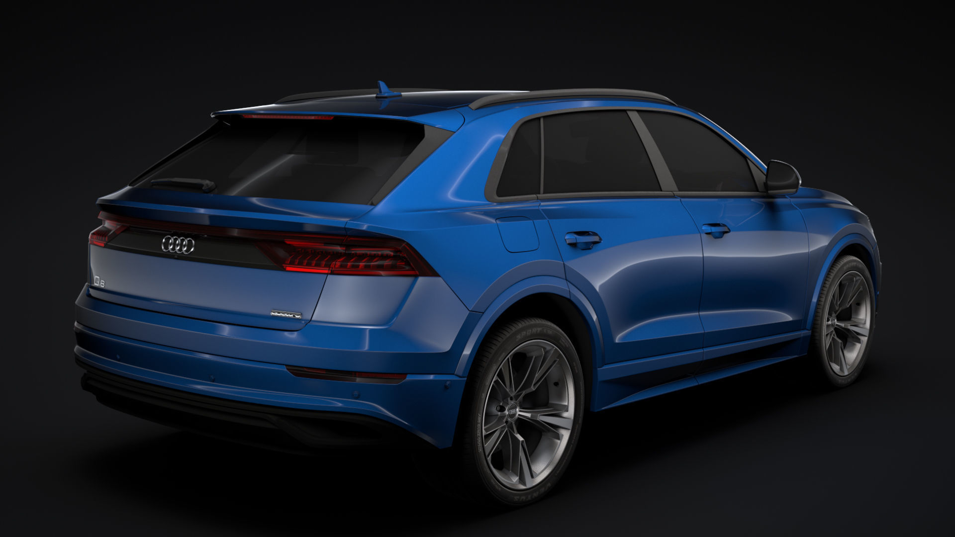 Audi Q8 55 TFSI quattro 2020 3D model_1