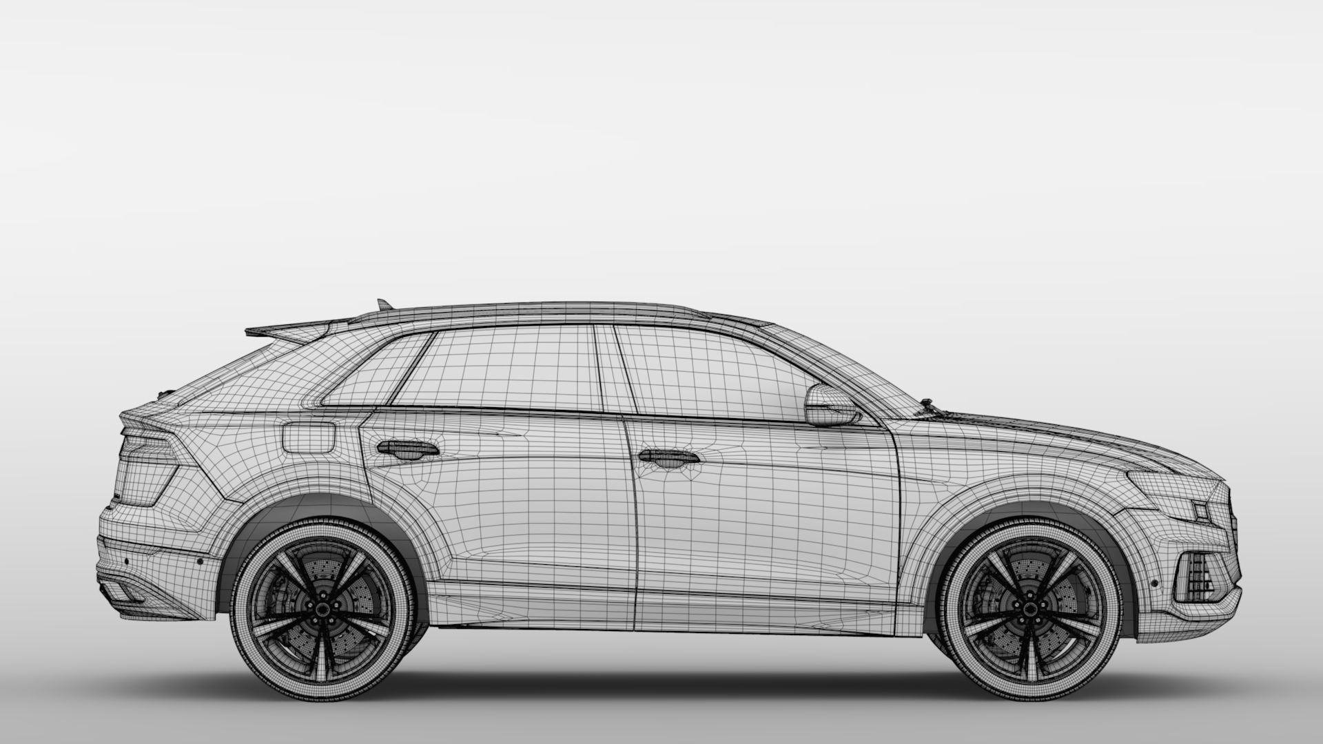 Audi Q8 55 TFSI quattro 2020 3D model_21